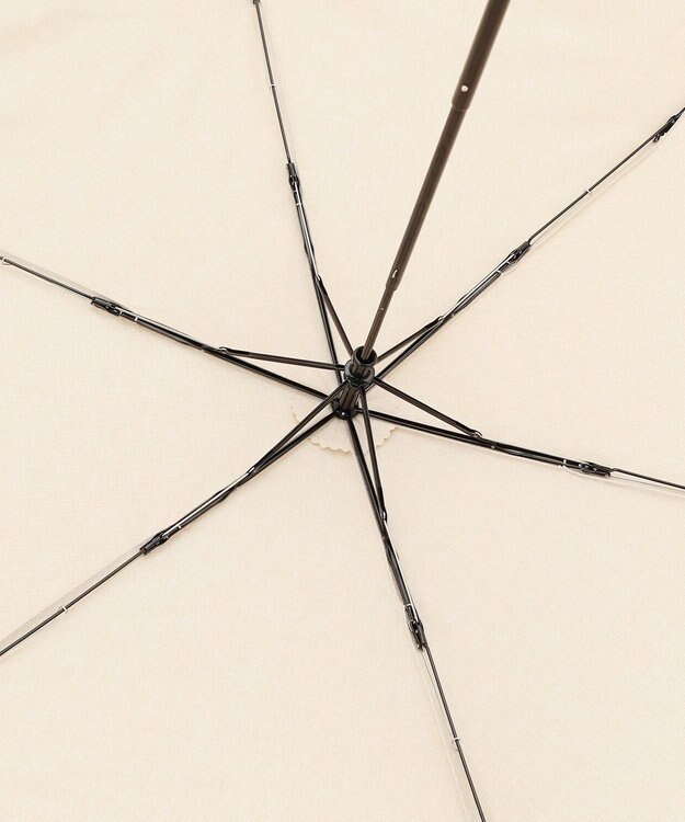 TOCCA 【晴雨兼用】DANCING RIBBON UMBRELLA 折り畳み傘 収納バッグ付き ベージュ系