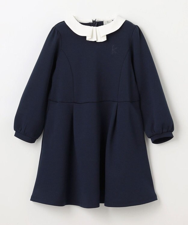 組曲 KIDS 【110-140㎝】おでかけ ワンピース ネイビー系