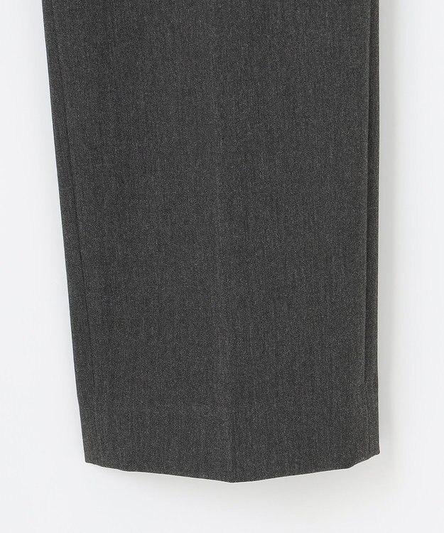 J.PRESS LADIES L 【洗える】アルガンシルク テーパード パンツ グレー系