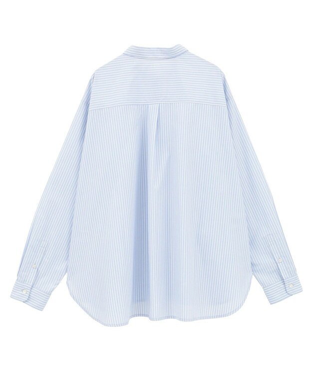 AMERICAN HOLIC イージーケアベーシックシャツ Stripe Sax