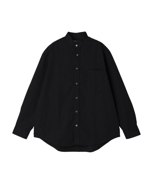 CRAFT STANDARD BOUTIQUE Ｔ／Ｒバンドカラーシャツ Black