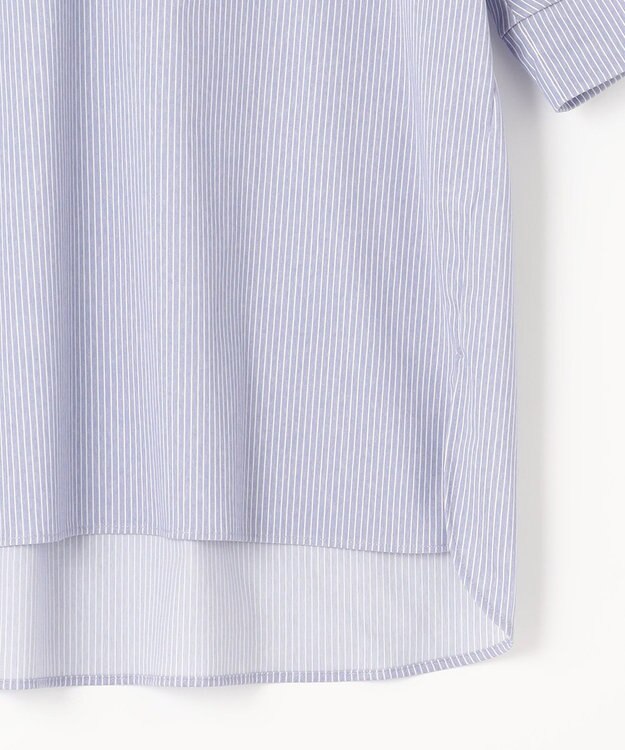 自由区 【WEB限定・洗える・XSサイズあり】トリコットジャージー カットソー スカイブルー系1