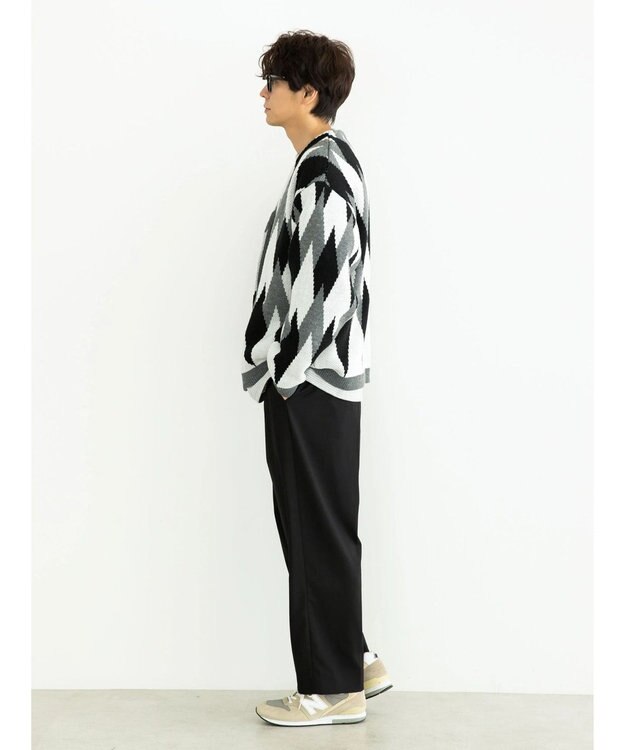 CRAFT STANDARD BOUTIQUE 【男女兼用】アーガイル柄カーディガン2 Black