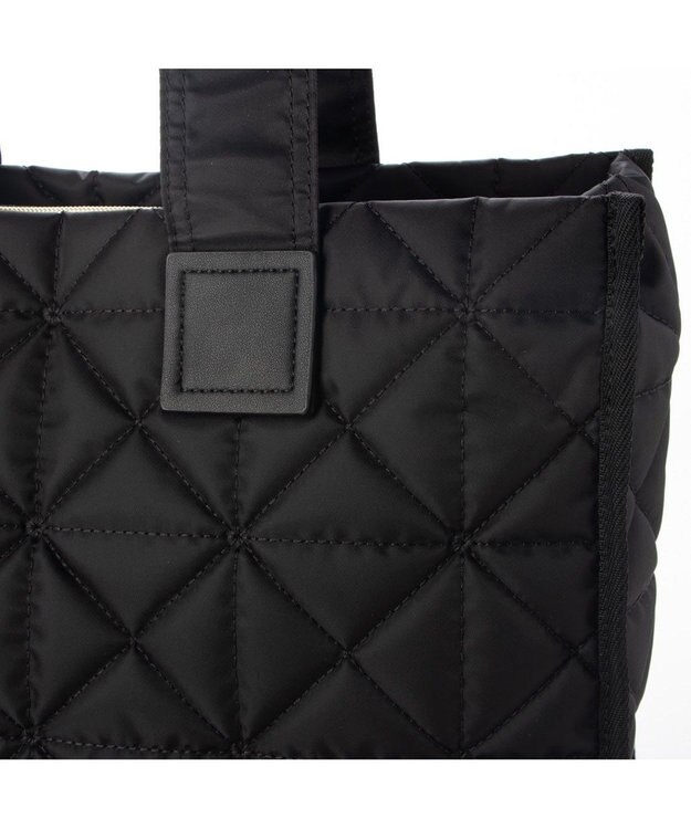 UNBILLION カシュカシュ cachecache / ボックスパテッドキルト2wayトート ブラック