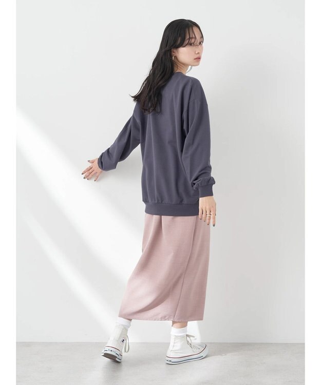 earth music&ecology テニスクラブロゴロンＴＥＥ Charcoal Gray