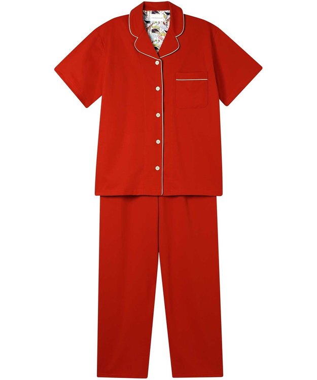 une nana cool 【綿混】両染ジャージ半袖パジャマ MADE WITH LIBERTY FABRIC RE