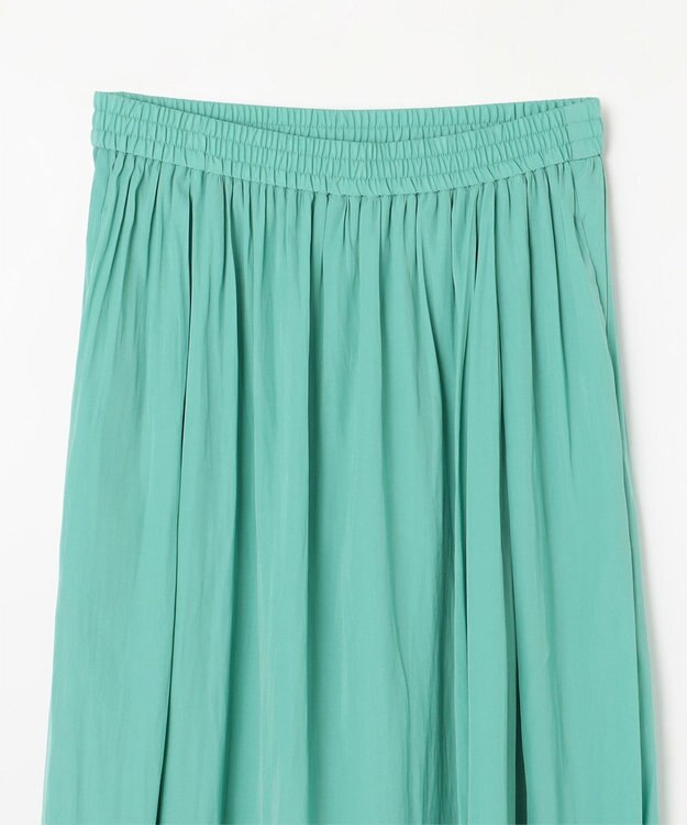 ANY 【ウエストゴム】ラップギャザースカーチョ グリーン