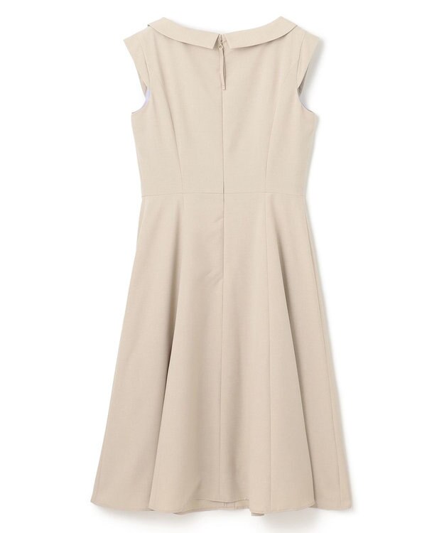 TOCCA 【消臭・吸水速乾・洗える】SUMMER ENTRANCE 襟付きドレス ベージュ系