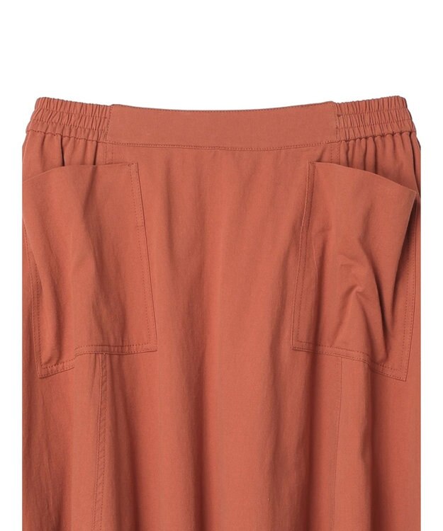 Green Parks ■ＥＳＣＡＲ　サイドポケットギャザースカート Orange