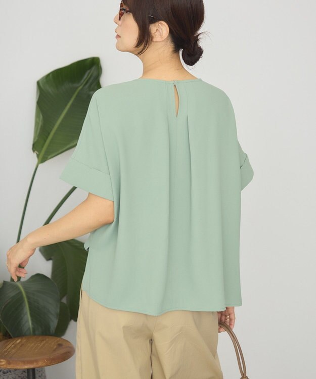 AMERICAN HOLIC 【予約】【WEB限定】イージーケア+接触冷感バックタック半袖プルオーバー Mint