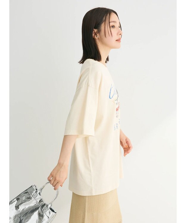 Green Parks ウ゛ィンテージカーロゴチュニック Light Beige