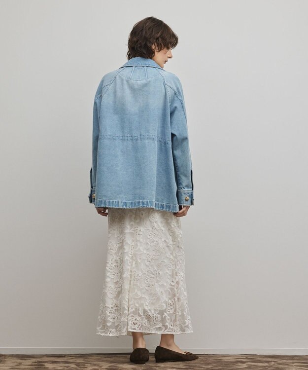 GRACE CONTINENTAL カバーオールジャケット サックス