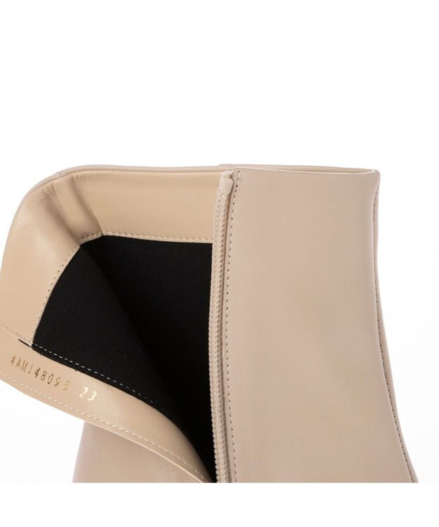 MODE ET JACOMO <MODE ET JACOMO>コンビデザインショートブーツ アイボリーコンビ