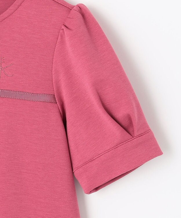 組曲 KIDS 【110-140cm】グログラン ワンピース ラズベリー系