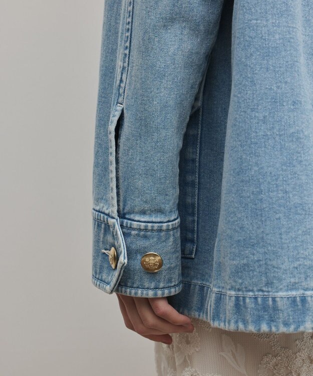 GRACE CONTINENTAL カバーオールジャケット サックス