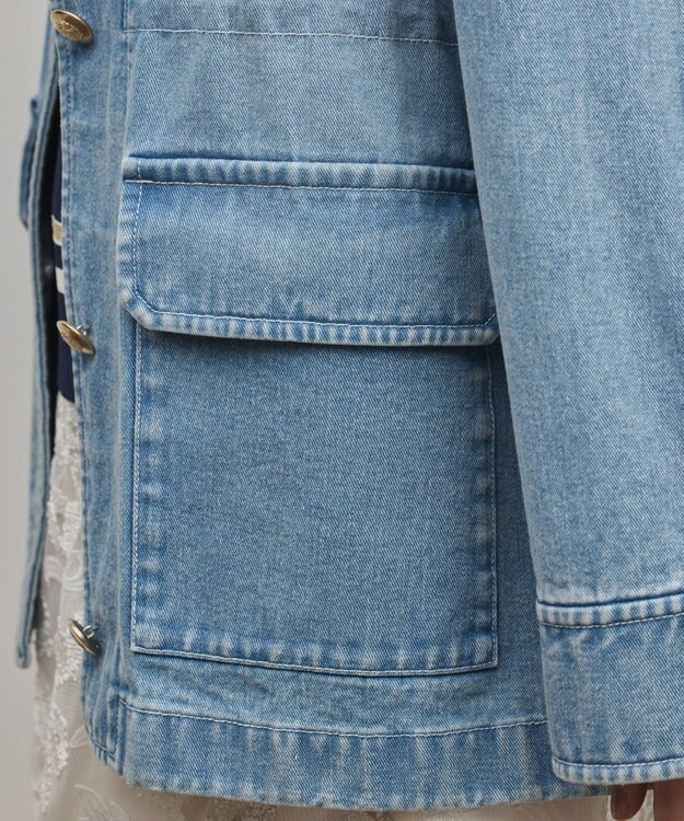 GRACE CONTINENTAL カバーオールジャケット サックス