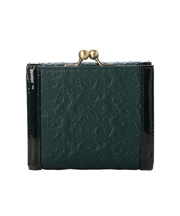 ANNA SUI セルパン 二つ折り口金財布 グリーン