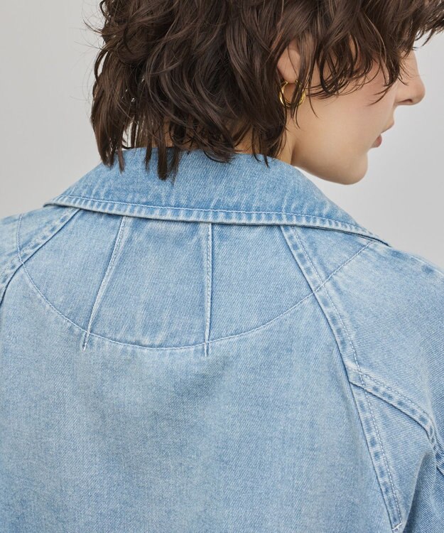 GRACE CONTINENTAL カバーオールジャケット サックス