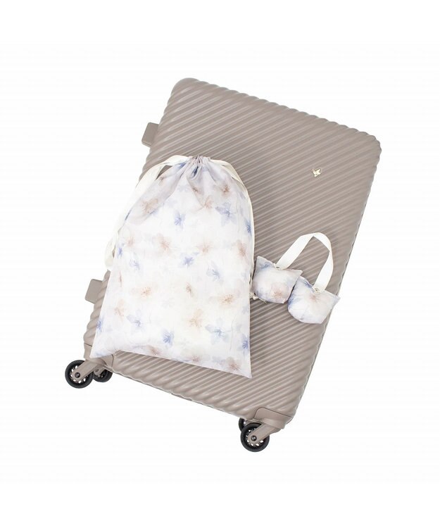 ACE BAGS & LUGGAGE 【雑誌掲載】 HaNT×Jewelna Rose コラボ スーツケース Mサイズ 06822 ハント ジュエルナローズ グレージュ