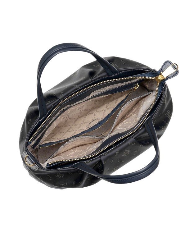 IBIZA ロゴナイロン　2WAYバッグ 紺