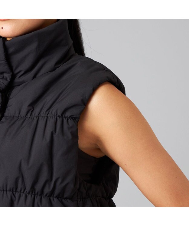 Chacott Chacott BALANCE 中わたギャザーベスト ブラック