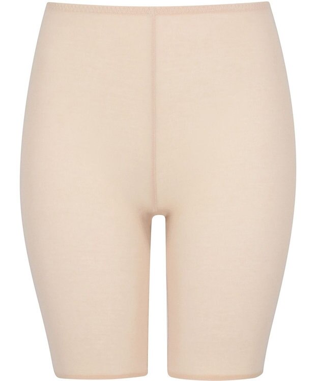 Wing インナーボトム 綿100％ 【綿100％ ひびきにくいタイプ】 3分丈 オーバーパンツ 春 夏 ER1376 ウイング／ワコール ベージュ