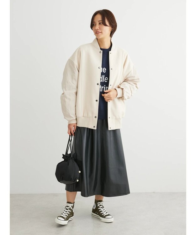 Green Parks もちやわ　ロゴニットプルオーバー Navy