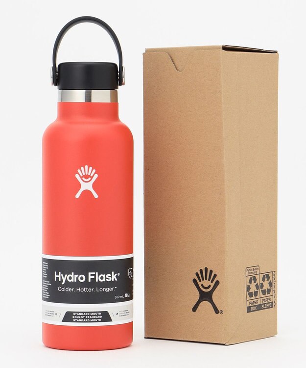 JOSEPH ABBOUD MOUNTAIN 【UNISEX】マウンテンロゴ入り ハイドロフラスク オレンジ系