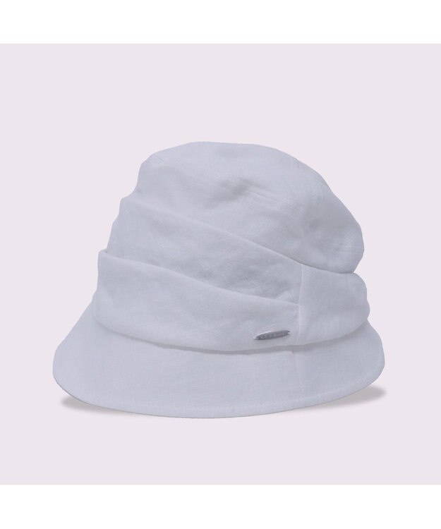 ATRENA 【日本製】ギャザークロッシェ ホワイト