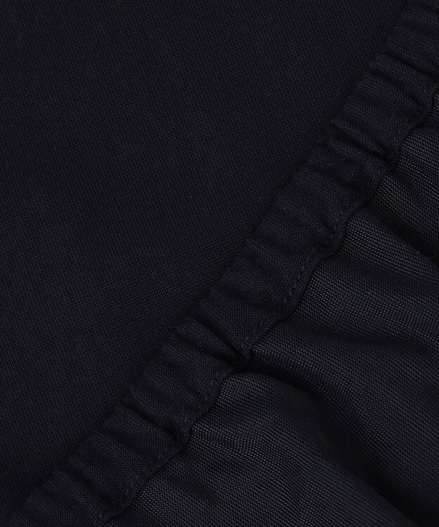 J.PRESS LADIES 【冷房対策に】シアードライトリコット クルーネック カーディガン ネイビー系