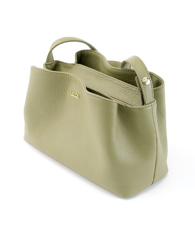 IBIZA イニシオ　牛革　ショルダーバッグ モカ