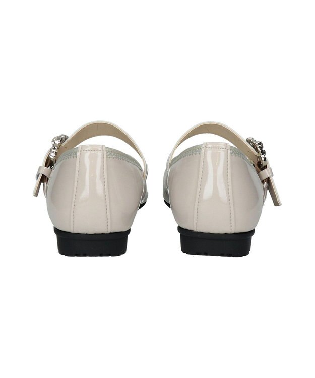 Bridget Birkin ＜3E＞【Bridget Birkin Walk】ビジューメリージェーンパンプス グレーエナメル