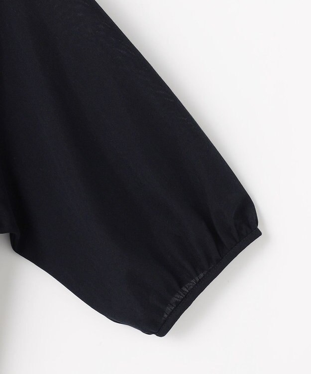 J.PRESS LADIES 【冷房対策に】シアードライトリコット クルーネック カーディガン ネイビー系