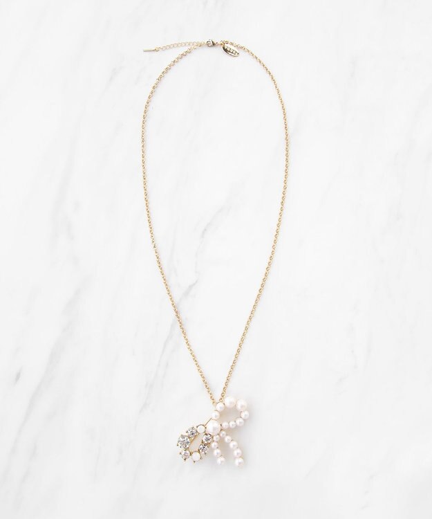 TOCCA RIBBON BROOCH NECKLACE ブローチネックレス ゴールド系