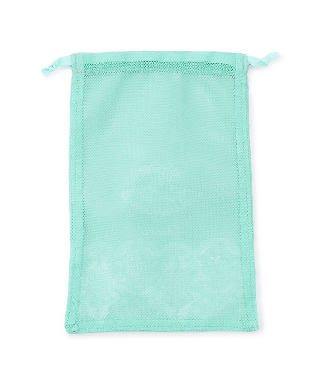 Chacott レース柄メッシュ巾着M アイスグリーン