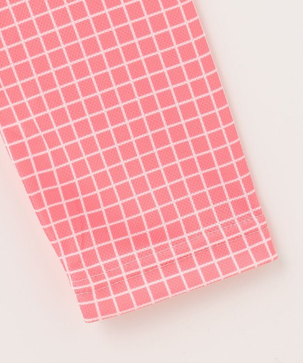 23区GOLF 【WOMEN】【吸水速乾】グラフ柄 長袖シャツ ピンク系3