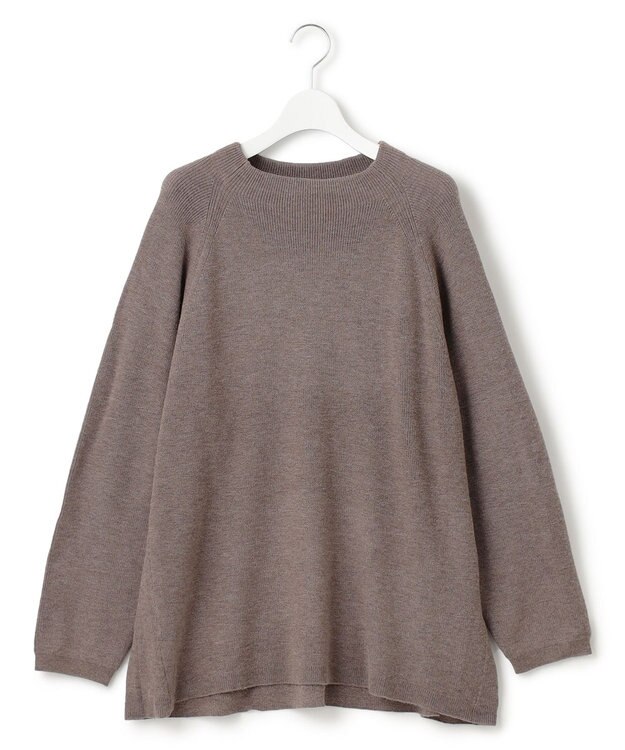 J.PRESS YORK STREET 【WOMEN】ANTI PILLING  ボトルネックニット ブラウン系