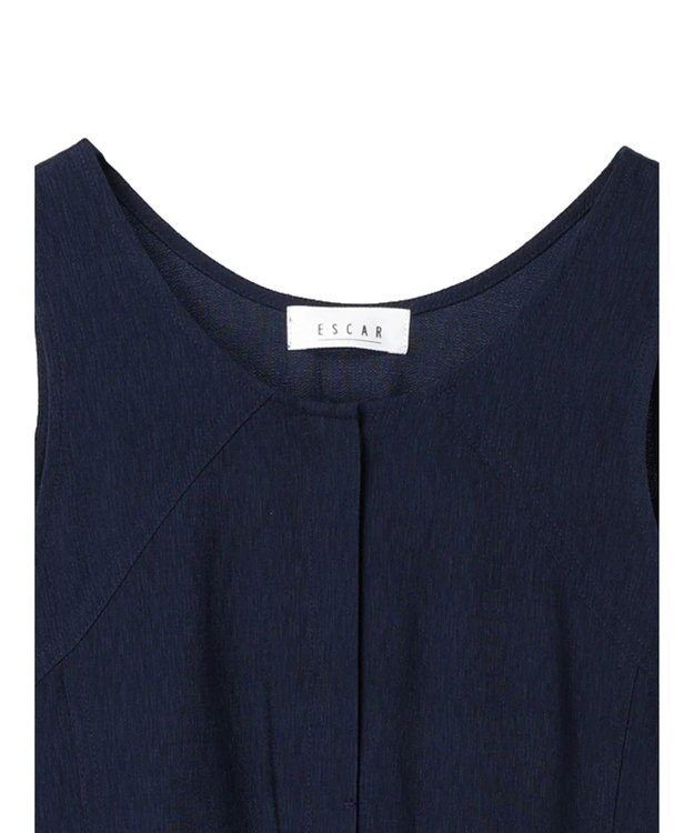 Green Parks ■ＥＳＣＡＲ　キリカエノースリーブワンピース Black