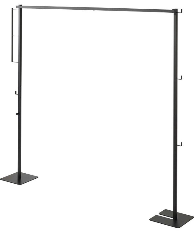 tower 折り畳み室内物干し タワー ブラック ブラック