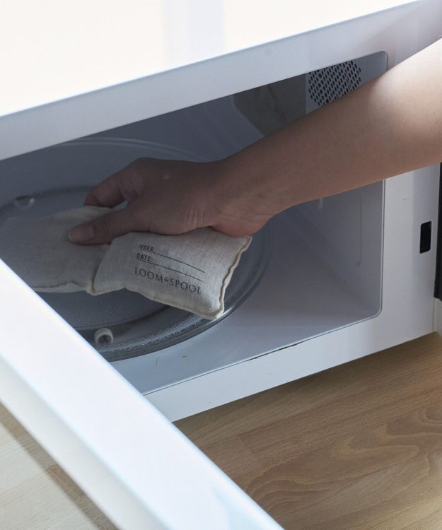 LOOM&SPOOL SRN3メリノウールあずきマフラー グレー