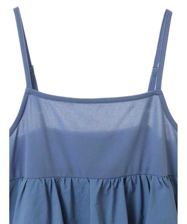 Green Parks armonia.ペプラムキャミワンピース Gray