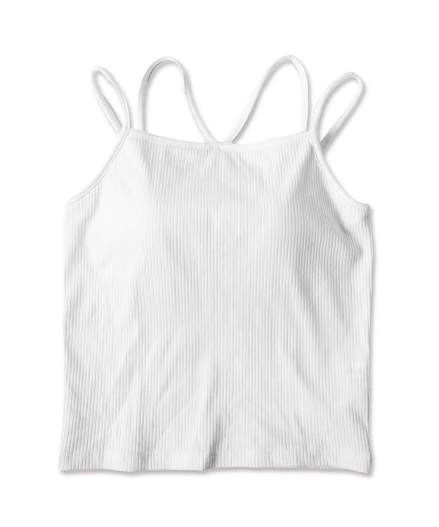 WEGO 【カップ付き】nachumoreホルターネックキャミ ホワイト