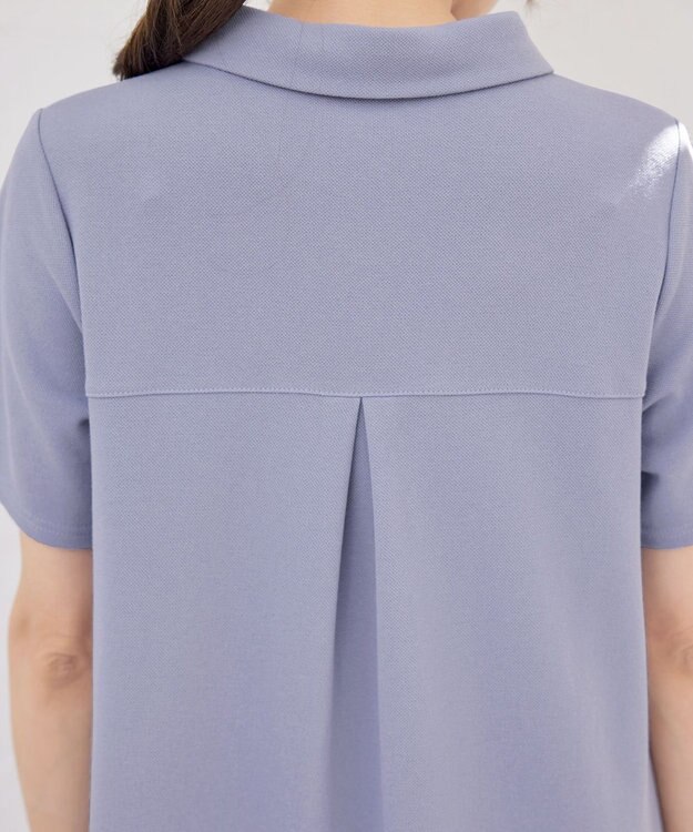 Tiaclasse 【洗える】ポロシャツワンピース ラベンダー