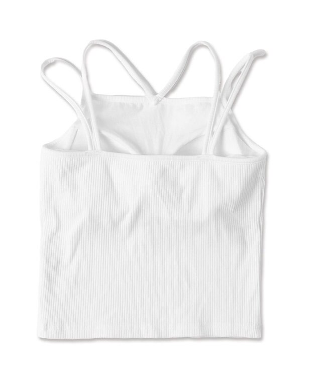 WEGO 【カップ付き】nachumoreホルターネックキャミ ホワイト