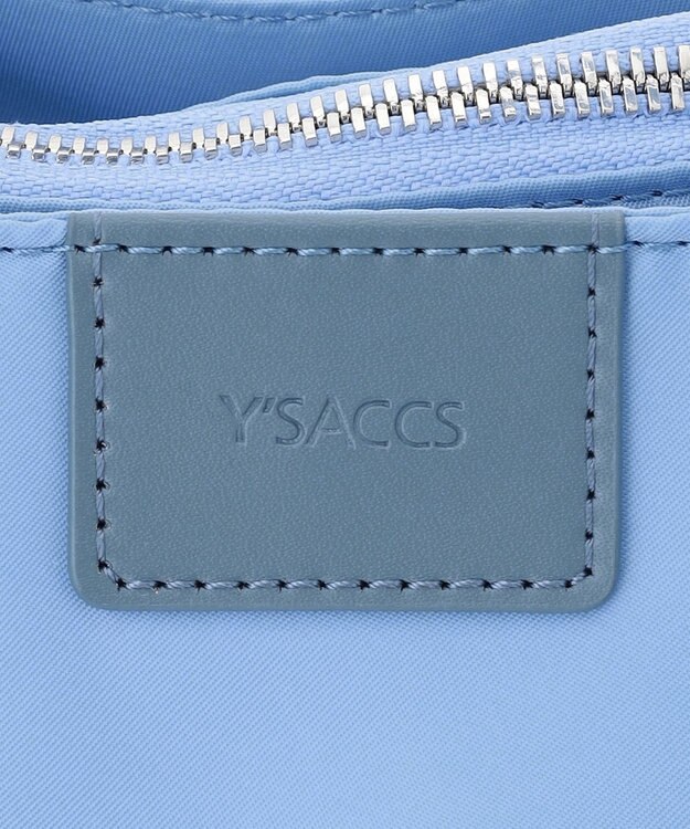 Y'SACCS スクエアすっきりトート Mサイズ ライトブルー
