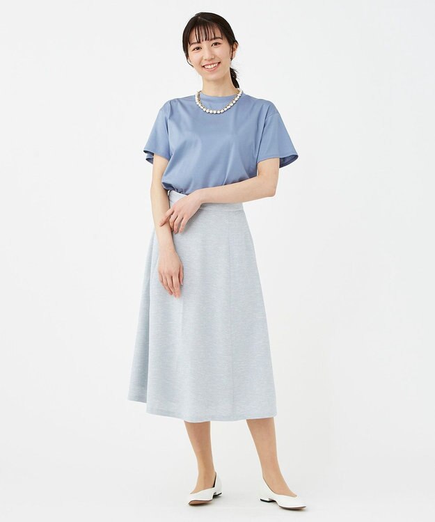 KASHIYAMA 【抗菌消臭】クレンゼ Teeシャツ ライトブルー