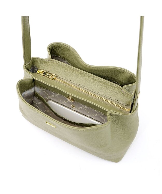 IBIZA イニシオ　牛革　ショルダーバッグ モカ