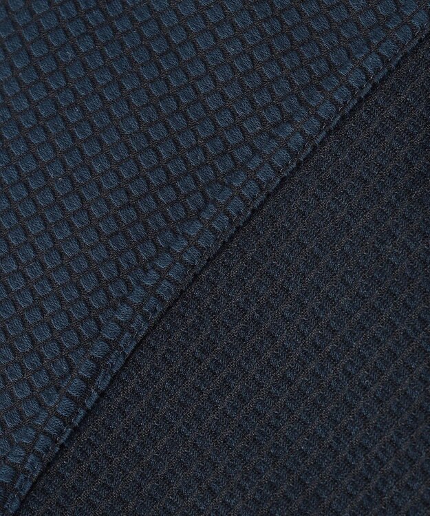 JOSEPH HOMME コンフォートクリアギンガム　ウイングカラーシャツ ネイビー系