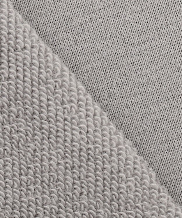 J.PRESS YORK STREET 【UNISEX】フルジップ裏毛ロゴパーカー ベージュ系