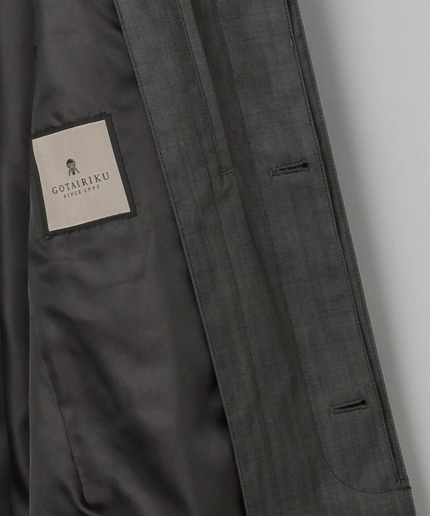 GOTAIRIKU 【DELFINO】MONTEBIANCO_ステンカラーコート グレー系8